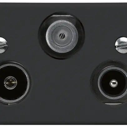 Prise d'antenne INC FLF R-TV-SAT noir 