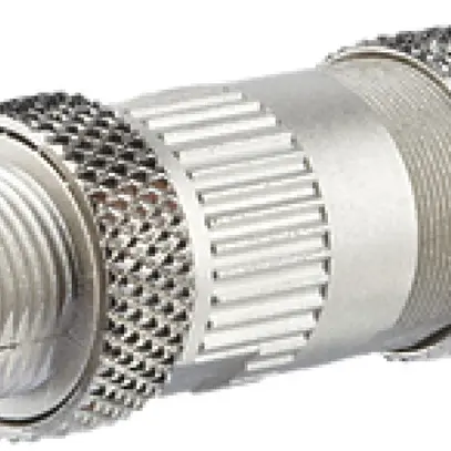 Fiche M12 ethernet cat.6A bl. assemblage sur le terrain IP67 