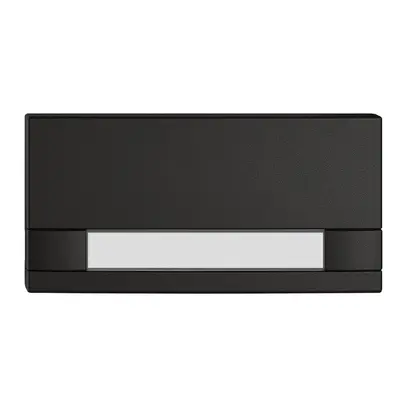 Poussoir 1/2 EDIZIO.liv SNAPFIX® p.KNX&UNI s.LED a.étiquette comm.2touch.no 