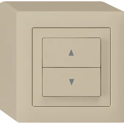 Pulsante per tapparelle AP kallysto 2 tasti di comando beige mors.innesto 