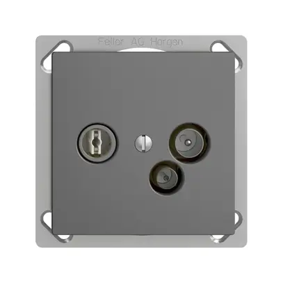 Presa dati INS TV-R DD23 5…65MHz EDIZIOdue grigio scuro 