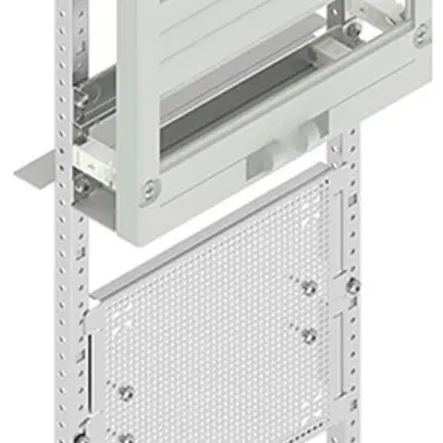 Montante con placca di montaggio SE Pragma 7 fila 3×DIN/4×media 