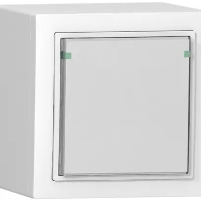 Sensore pulsante AP SIDUS KNX 1/2, bianco 