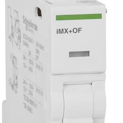 Interruttore a corrente di lavoro Schneider Electric MX+OF 12/24V AC 