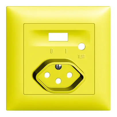 Kit frontal EDIZIOdue pour prise FI lemon 