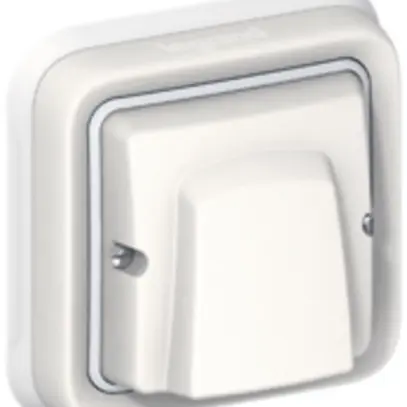 Sortie de câble ENC PLEXO 16A 250V blanc avec décharge de traction 