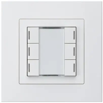 Tasto INC kallysto.pro KNX 6×LED RGB s/e-link bianco 