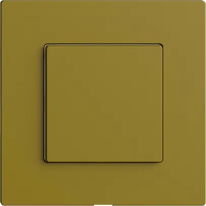 Interrupteur 1K/1T Edue Wiser olive 