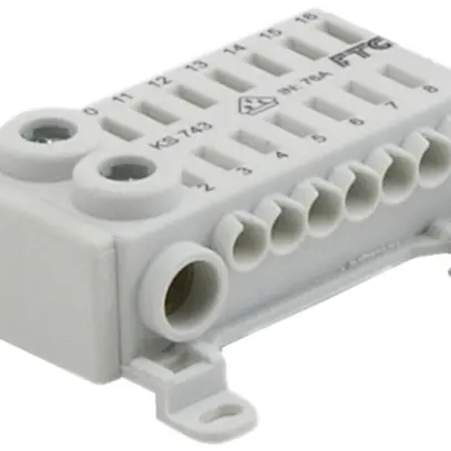 Morsetto Easy Con.Box 1L 2×2.5…16mm², 14×0.5…4mm², grigio 