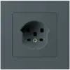 UP-Steckdose HA kallysto.pro Typ 25 mit Steckklemmen anthrazit 