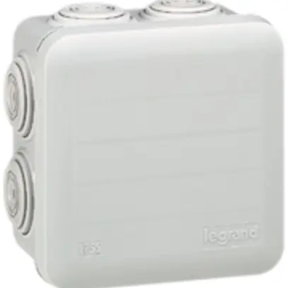 Boîte de dérivation AP PLEXO vide 105×105mm blanc 