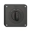 Contatto rotativo NUP NEVO, con manopola, KS, 0<->1, nero 