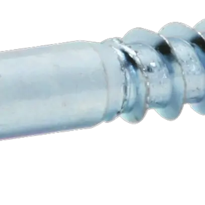 Vis à bois 6-pans 6×40mm DIN 571, fraisée, zinguée bleu 