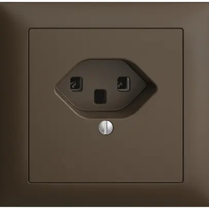 Prise INC EDIZIOdue T23 16A coffee, bornes à vis 