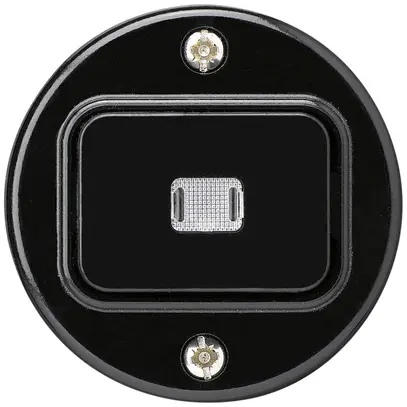 Kit frontale basico nero con lente Ø43mm 