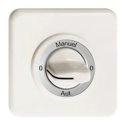 Kit frontale INC 0-Auto-0-Main per interr.rotativo bianco 