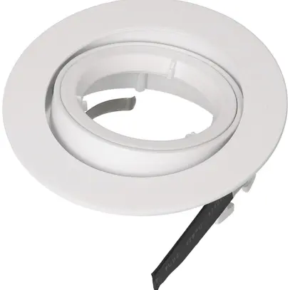 Spot INS MAX HAURI maxLUCE GU10 50W foro Ø80mm con molle a balestra bianco 