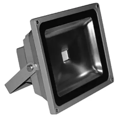 Projecteur LED 20W gris 