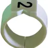 Kit de bague-repère Plica STD, pour 0.1…0.5mm² Ø1…1.4mm impression: 0…9, blanc 