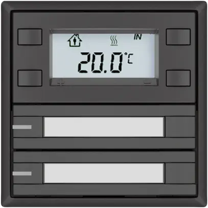 Pulsante RTH EDIZIO.liv SNAPFIX® c.RGB-LED targ.2×tasti com.2T grs 