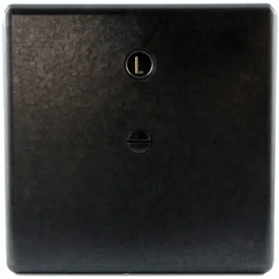 Coperchio 115×115 con disc.Ammer nero 