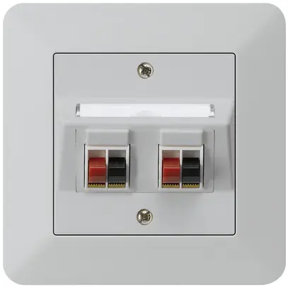 Presa INC audio kallysto.trend 2×grigio chiaro morsetto per 2 altoparlante 