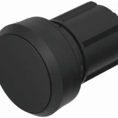 Pulsante INS EAO45, I, nero, anello nero, a filo 