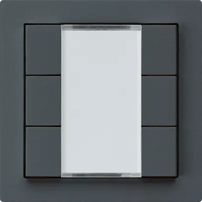 Poussoir ENC kallysto A KNX 6× s/e-link anthracite 