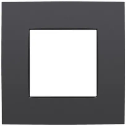 Cadre de recouvrement Niko Intense 83×83mm laqué anthracite 