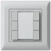 Pulsante universale INC 6×kallysto.line senza LED grigio chiaro 