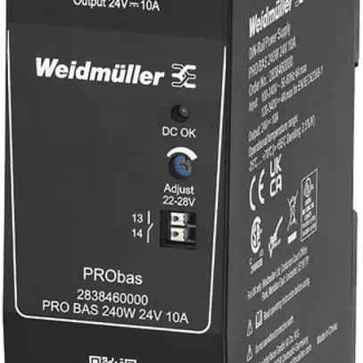 Alimentation à découpage Weidmüller Connect Power PRO BAS 240W 24V 10A 