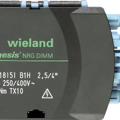 Adattatore cavo piatto Wieland gesis NRG GST18i5i B1H PB, blu pastello 