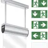 Luminaire de secours ESYLUX SLC EL LED IR 230V 3W IP40 3h al montage suspendu 