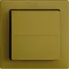 Poussoir RF EnOcean Feller EDIZIOdue F, 2c/1t, sans piles, olive 