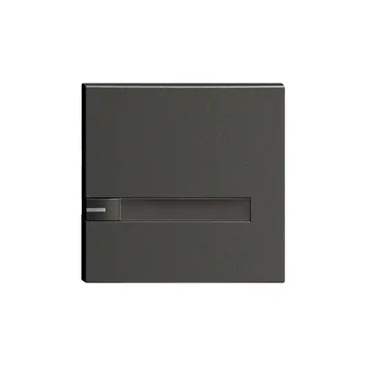 Touche 1/1 KNX/électron.a.LED+ pap.EDIZIOdue commande 1×noir 