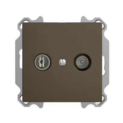 Prise TV-R ENC EDIZIOdue 15dB coffee à large bande 5…2000MHz, FM 