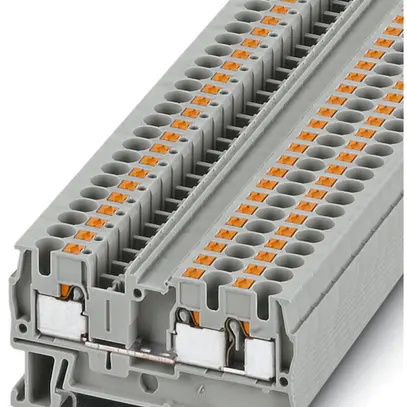 Borne de jonction Push-In TWIN 0.2…6mm² gris 