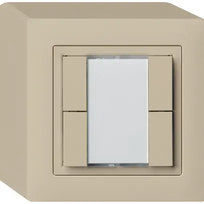 Poussoir universel AP 4×kallysto avec LED beige 