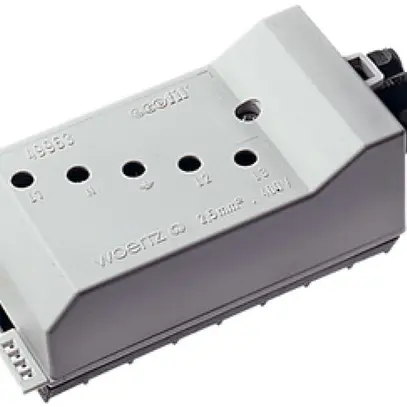 Boîte de dérivation Woertz pour câble plat 5×4mm² choix phase/câblage 3P C1 