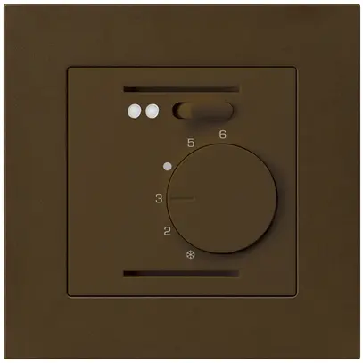 Thermostate d'ambiance ENC kallysto.pro brun pour plancher chauffant 