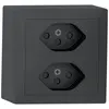 Prise AP Sidus 2×T13 anthracite 