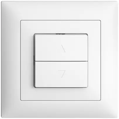 Kit frontal ENC EDIZIOdue FMI blanc pour poussoir & interrupt.stores 