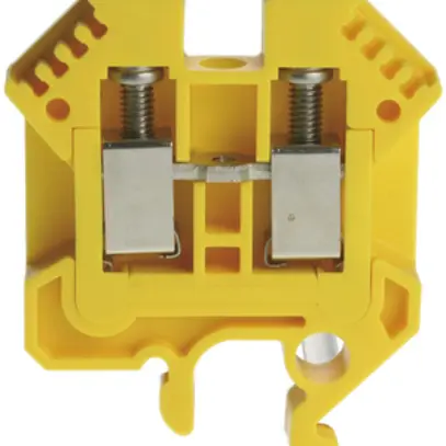 Morsetto di passaggio componibile Woertz 0.5…6mm² 41A 1000V vite 2×1 G ve/gi 