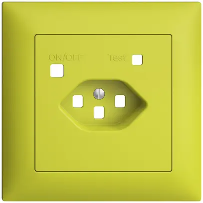 Kit frontal EDIZIOdue pour prise FI FMI, T23, lemon 