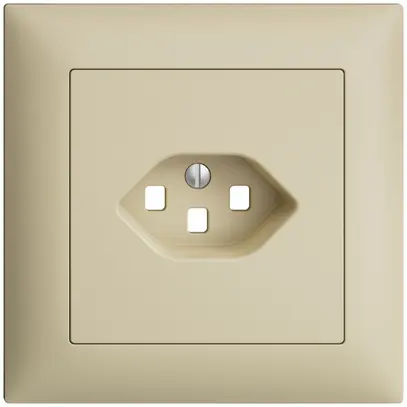 UP-Frontset EDIZIOdue vanille 88×88mm 1×T23 