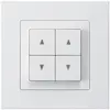 Pulsante per tapparelle INC kallysto.pro bianco con 4 tasti 