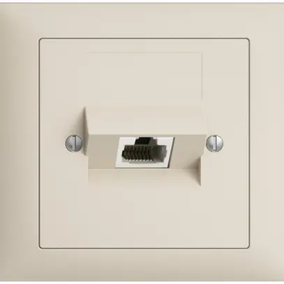 Presa INS 1×RJ45/u 8P ITplus EDIZIOdue crema 