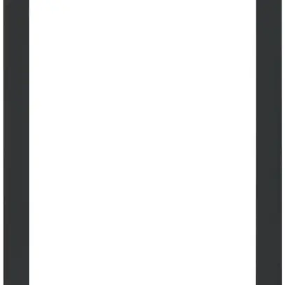 Plaque de fixation Hager FLF 3/5 1×1 aluminium anodisé no 