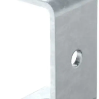 Staffa per soffitto Bettermann 10.5mm 80×40mm zincato a caldo a immersione 