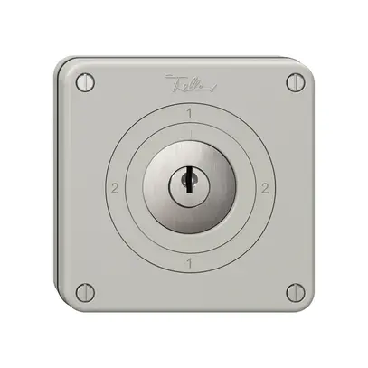 Interrupteur rotatif NUPU NEVO, 3/1L, avec serrure&2 clés, KS, 2-1-2-1, grc 